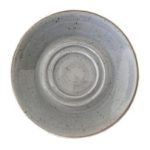 Grey	 Double-Well Saucer 16cm