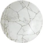Kintsugi Agate Grey Coupe Plate, 26cm, KTAGEV101