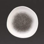 Raku Quartz Black Round Trace Plate, 8 1/4 Inch RKBQOG8 1