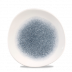 Raku Jade Green Round Trace Plate 8 1/4"