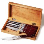 STEAK KNIFE 6PCS WOOD