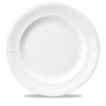 Buck'Ham White Plate 12"