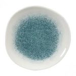 Raku Jade Green Round Trace Plate 8 1/4 Inch, RKJGOG8 1