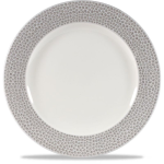 ISLA SPINWASH SHALE GREY PLATE 8 1/4" BOX 12 CHU00