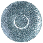RAKU TOPAZ BLUE CAPPUCCINO SAUCER 6.25"