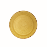 STONECAST MUSTARD EVOLVE COUPE PLATE 8.67"