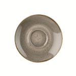 STONECAST GREY CAPPUCCINO SAUCER 6.25''