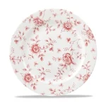 ROSE CHINTZ CRANBERRY PLATE 10.875" BOX 6 CHU006 -