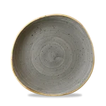 SPGSOG8 1 STONECAST GREY ROUND TRACE PLATE 8 1/4"