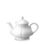 BUCK'HAM WHITE TEAPOT 1PT BOX 4