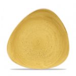 STONECAST  MUSTARD LOTUS PLATE 10 1/2''
