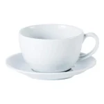 WHITE CAPPUCCINO CUP 16OZ