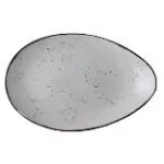ELE RUSTIC WHITE COUPE PLATE 23 CM