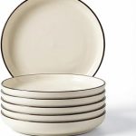 LISE GREY BIEGE SALAD PLATE 8"