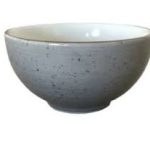ELE RUSTIC GREY RICE BOWL  15.5 CM