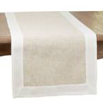 49180470091 TABLE RUNNER  CREAM