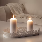 Oval Candle Dish 35x15cm